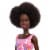 Mattel Barbie® Dolls Wearing Barbie® Logo Print Dress Doll Perspective: top