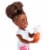 Mattel Chelsea Barista Barbie Doll Perspective: top