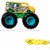 Hot Wheels Monster Trucks 1:64 Scale Hound Hauler, Includes Hot Wheels Die Cast Car Perspective: top