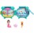 Polly Pocket Pet Connects Otter Stackable Compact Playset w/ Mermaid Doll and Otter Figure Perspective: top