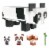 Mattel Minecraft Mob Head Panda Playhouse Mini Figure Perspective: top