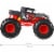 Hot Wheels Monster Trucks Bone Shaker, 1:24 Scale Die-Cast Toy Truck with Giant Wheels Perspective: top