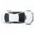 Mattel Hot Wheels BMW M3 E46 Toy Car Perspective: top