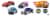 Mattel® Hot Wheels® Pull-Back Speedsters - Assorted Perspective: top