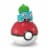 MEGA™ Pokemon™ Poke Ball Building Set - Bulbasaur Perspective: top