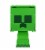 Minecraft Flippin Figs™ Creeper Charged Creeper Action Figure Perspective: top