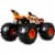 Mattel HWG91 Hot Wheels Monster Trucks Oversized Monster Truck - Shark Tiger Perspective: top