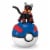 MEGA™ Pokemon™ Litten With Great Ball Building Set Perspective: top