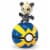 MEGA™ Pokemon™ Pancham With Quick Ball Building Set Perspective: top