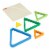 Fisher Price® Wooden Mini Rainbow Puzzle Perspective: top