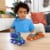 Mattel Hot Wheels Monster Trucks Big Rig And Truck Multipack Perspective: top