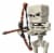 Mattel Minecraft Skeleton Figure Perspective: top