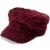 Collection 18 Quilted Corduroy Cabby Hat - Burgundy Perspective: top