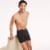 Hanes Ultimate® CFF TTL Support Pouch - Black / Gray Perspective: top