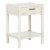 SAFAVIEH Filbert 1-Drawer Accent Table Distressed White Perspective: top