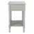 SAFAVIEH Ryder 1-Drawer Accent Table Distressed / Grey Perspective: top