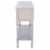 SAFAVIEH Haines 4-Drawer Console Table Greige Perspective: top