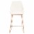 SAFAVIEH Masami Counter Stool White / Gold Perspective: top