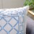 Safavieh Bentra Blue Pillow Perspective: top