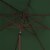 SAFAVIEH Outdoor Collection Ortega 9-Foot Tilt Crank Umbrella Hunter Green Perspective: top