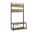 Home Square 2 Piece Set with 32  TV Stand and 72  Hall Tree in Rustic Oak Perspective: top