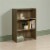 Pemberly Row Modern Engineered Wood 3-Shelf Bookcase in Summer Oak Perspective: top