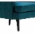 Home Square 2 Piece Tufted Velvet Accent Chair Set in French Teal Blue Perspective: top
