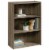 Home Square 2 Piece Modern Engineered Wood Bookcase Set in Summer Oak Perspective: top