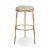 Aerin  3 Piece Set Hammered Brass Backless Bar Stool Perspective: top