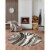 MDA Home Rhodes Brown Contemporary Polypropylene Area Rug - 5'2  x 5'2 Perspective: top