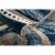 MDA Home Rhodes Cream/Blue Contemporary Polypropylene Area Rug - 3'5  x 5'5 Perspective: top
