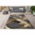 MDA Home Rhodes Gray/Brown Contemporary Polypropylene Area Rug - 3'5  x 5'5 Perspective: top