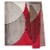 MDA Home Rhodes Red Contemporary Polypropylene Area Rug - 2'5  x 3'9 Perspective: top