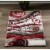 MDA Home Rhodes Cream/Red Contemporary Polypropylene Area Rug - 2'1  x 3'3 Perspective: top