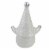 Northlight 17  LED Lighted White and Gray Gnome Christmas Tabletop Decoration Perspective: top