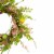 Northlight Easter Egg with Berry Floral Springtime Wreath, Pink and Green 20 Perspective: top