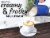 Zulay Kitchen 4 in 1 Automatic Milk Frother For Hot and Cold Milk - Blue Perspective: top
