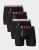 Hanes Sport Tagless® XTemp Total Support Pouch Boxer Briefs - Black Perspective: top