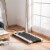 Home Gym Treadmill, Walking Jogging Exercise Machine w/ LED Monitor, White Perspective: top