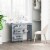 Folding Sewing Table Rolling Utility Work Station & Side Desk w/ Storage Bins Perspective: top
