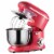 Stand Mixer w/ 6 Qt Stainless Steel Mixing Bowl, Beater, & Dough Hook, Red Perspective: top