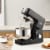 Electric Standing Stainless Steel Mixer w/ 6 QT Bowl, Beater & Dough Hook, Black Perspective: top