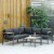 5 Seat, Sectional Sofa Set, Coffee Table, 2 Loveseat, 1 Corner, Patio Outdoor Perspective: top