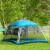 8 Person Camping Tent Screen House Room with Carry Bag and 4 Mesh Walls Perspective: top