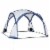 Large Screen Tent or Camping Canopy, Breathable Tent, 6-8 Person White Perspective: top