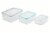Core Home Nested Snap Lock Food Storage Container Set Perspective: top