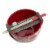 Core Home Noodle Bowl Red Floral Perspective: top