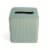 Core Home Ceramic Tissue Box Cover - Green Perspective: top