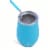 Manna™ Wine Tumbler - Peacock Blue Perspective: top
