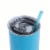 Manna Skinny Tumbler - Peacock Blue Perspective: top
